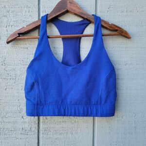 Outdoor Voices Blue Sports Bra